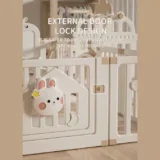 Rabbit Kids Playpen with Basketball Hoop photo