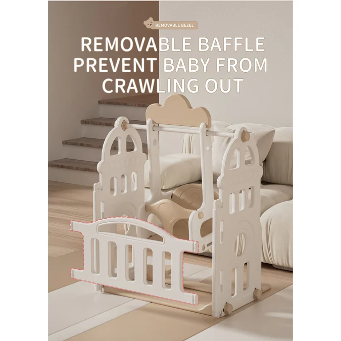 Bear Enclosure Kids Playpen Set 11pcs-slide, Swing & More - Image 8